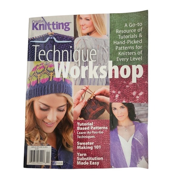 Creative Knitting Magazine April 2016 Technique Workshop - Picture 1 of 4